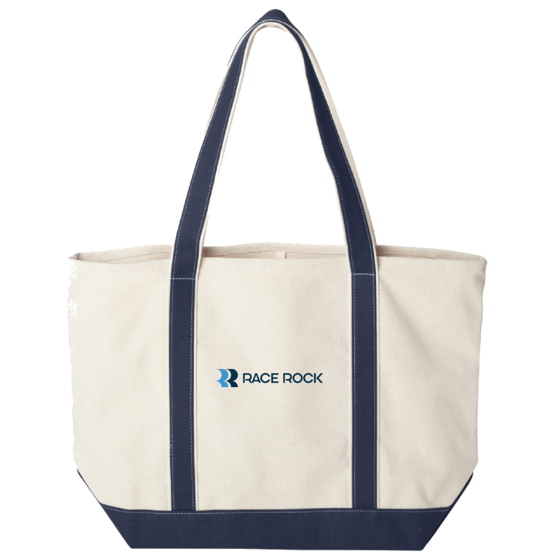Cotton Canvas Boat Tote
